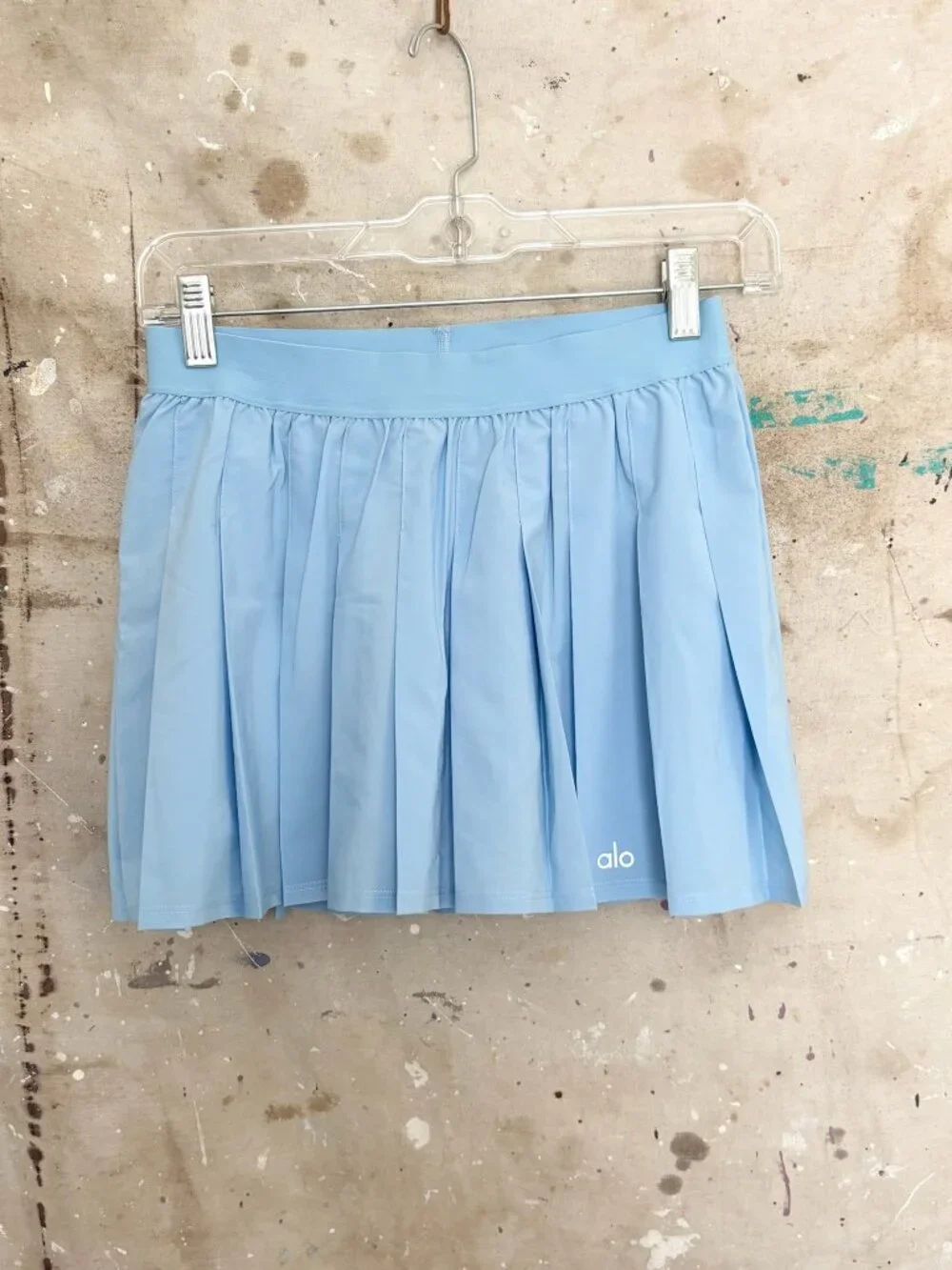 Alo Yoga Varsity Tennis Skirt, Blue Skies